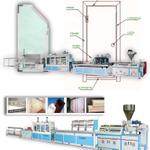 PVC Door Panel _amp_ Door Frame Extrusion Machine Line