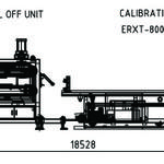 EMD-90 Door Panel Extrusion Machine Line