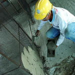 application of scratch coat 3