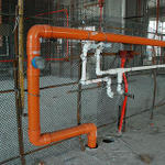 installed plastic lath