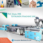 2013-04 PVC Dual PIPE Extrusion Machine Line